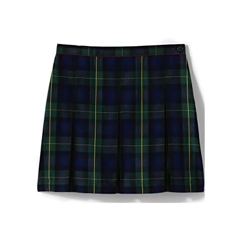 hunter classic navy plaid skirt