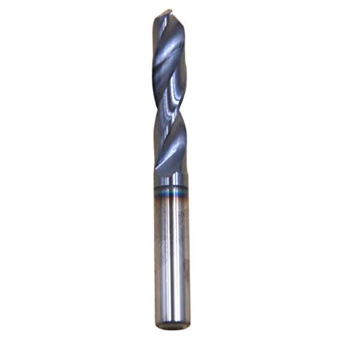 16.8mm Drill Dia Wokesi 1/2Round Shank Dia Series,16.8mm Drill Dia,Coated,High Speed Steel Twist Drill Bit for Steel,Iron,Stainless Steel Metal Drilling Bore Machining 