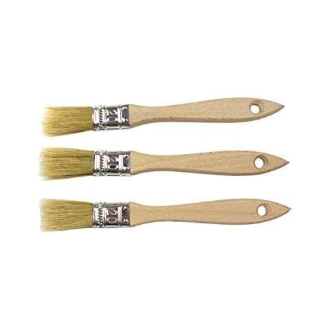 Ensemble De 3 Pinceaux Plats Tuesoa - Tailles 3, 4 Et 5 Pouces - Pour Peinture Acrylique, à L'huile, Aquarelle