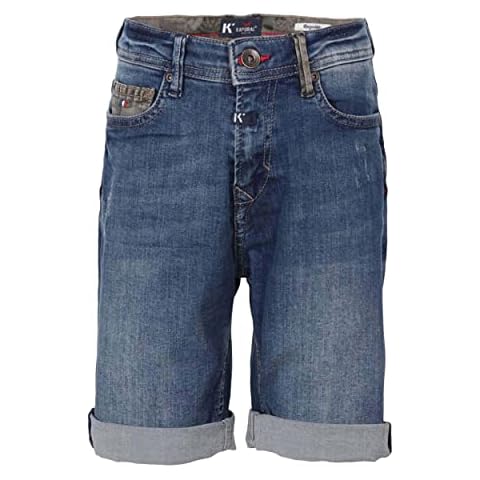 Short Jean Décontracté Garçon - Taille élastique, Coupe Large - Pour Enfants 4 à 14 Ans - Style Cargo, Streetwear