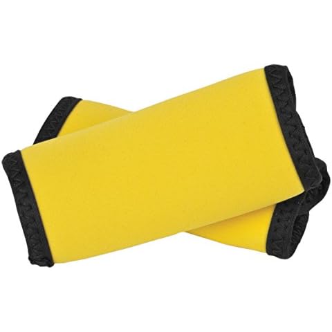 TENDYCOCO Leather Handle Wrap Luggage Wrap Handbag Handle Leather Wrap  Cover Grip Protector Black Luggage Handle Wrap