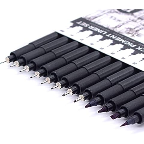 YISAN Black Drawing Pens Set - FindThisBest