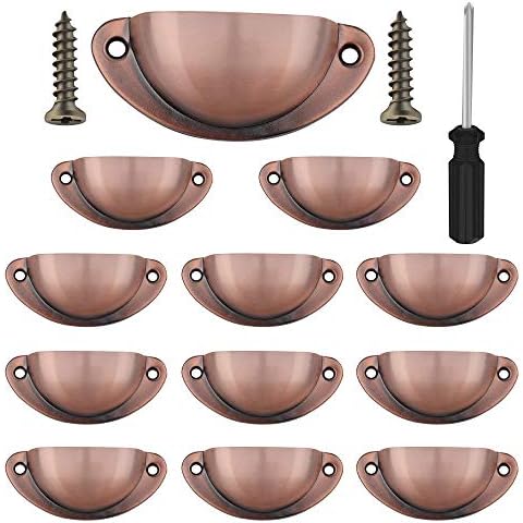 Yuanhao Boutons De Meubles En Laiton Brossé, Boutons De Tiroir De Commode Dor S Pour Placards Couloirs Salles De Bains Et Cuisin