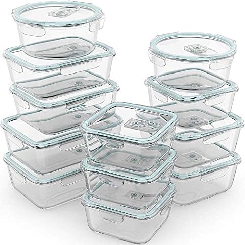 FRESH N SEAL 35.2OZ RECTANGLE TEMPERED CONTAINER WITH LID