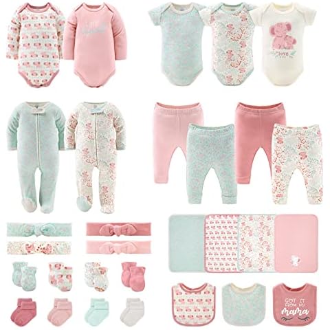 Spasilk Baby Essential Newborn Layette Set Grey Celestial 0-6 Months