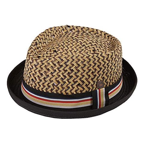 ZffXH Sombrero de pastel de cerdo de malla de verano Cool Cooling Beach Party Cap Boater Porkpie Breaking Bad Hat Disfraz 