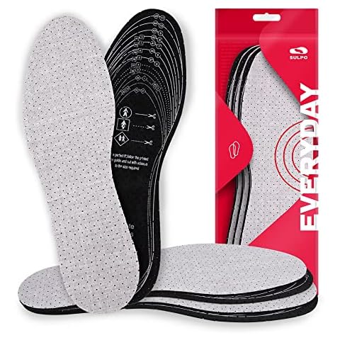 10 Pares De Plantillas Frescas SULPO - Anti-olor Talla 36-47