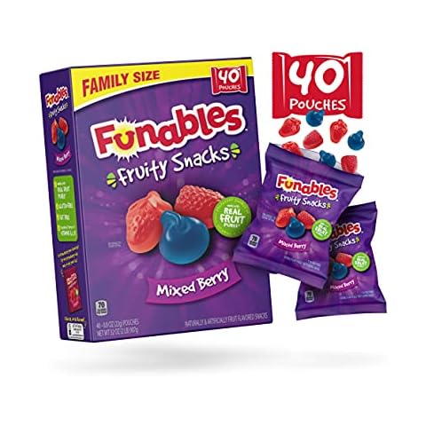 Funables - Funables, Fruit Flavored Snacks, Trolls (10 count