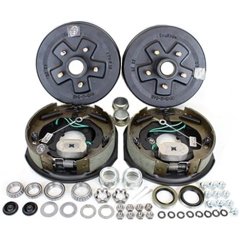 One Pair Of 12 1/4 x 3 3/8 9-10K Electric Brake Assembly 23450/23451 Replaces Dexter K23-451/K23-450-00 