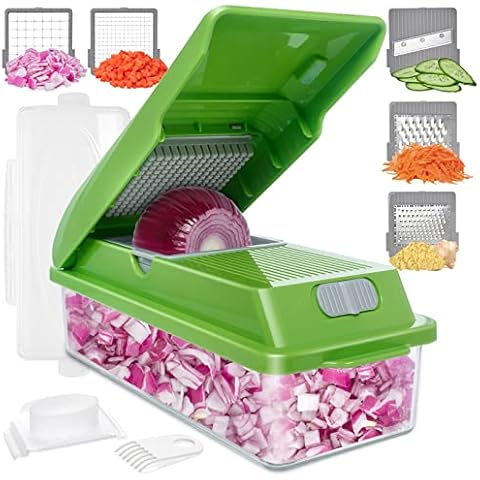 1 Set, 4in1 Vegetable Chopper, Fruit Chopper, Mini Handdheld Vegetable  Cutter With Container, Onion Mincer Chopper, Vegetable Chopper, Fruit  Dicer, Eg