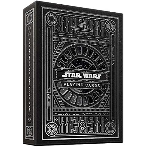 star wars playing cards silver