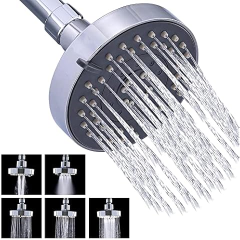 Alcachofas fijas modernas para ducha