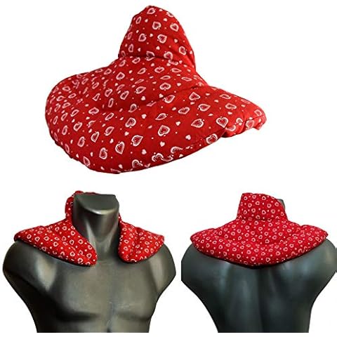 Almohadas para cuello en forma de corazones