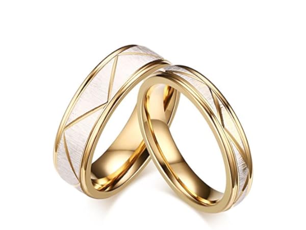 Anillos de aniversario de boda baratos Miniatura
