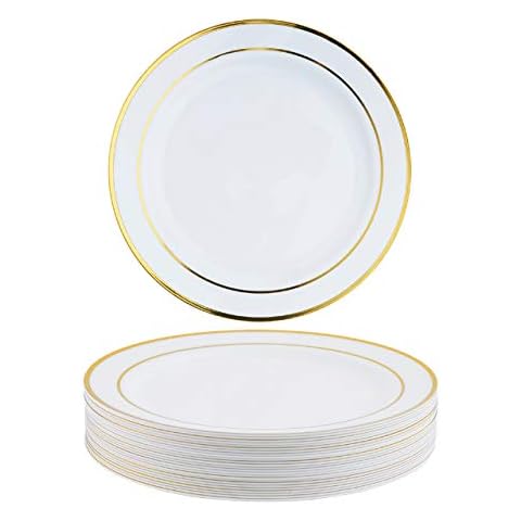 Assiettes jetables pour desserts