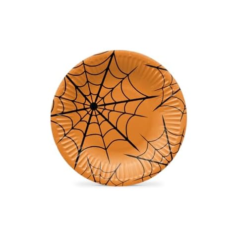 Assiettes jetables pour Halloween
