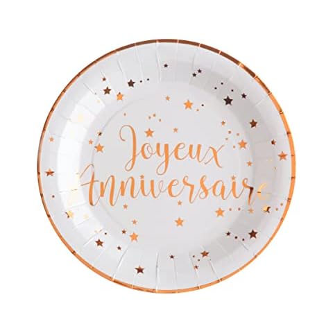 Assiettes jetables joyeuses
