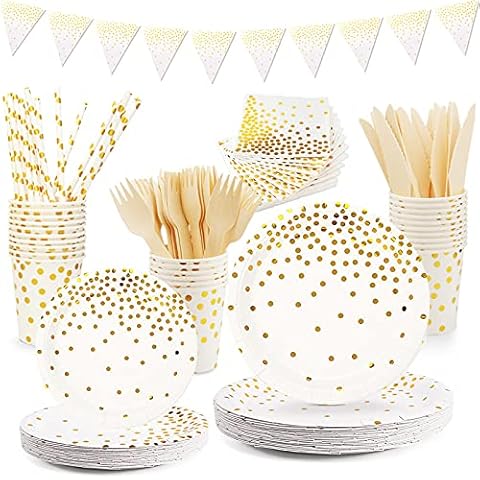 Assiettes jetables pour mariage
