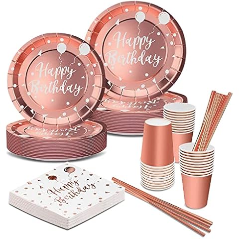 Assiettes jetables pour filles