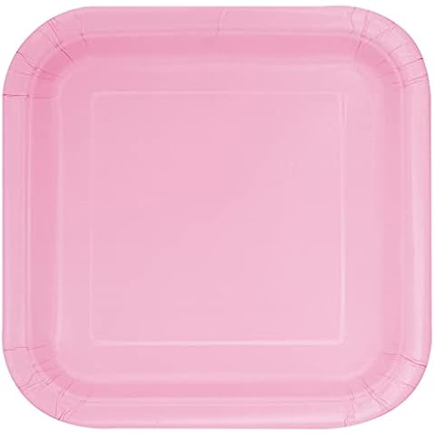 Assiettes jetables Roses