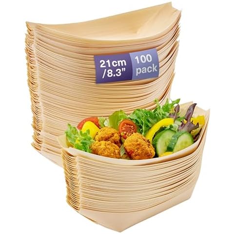 Assiettes jetables pour snacks