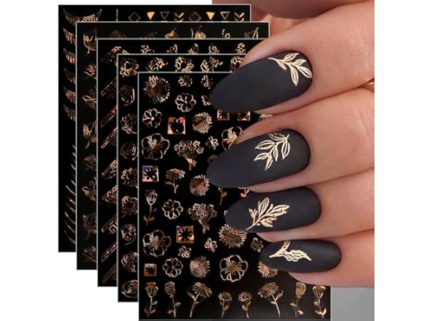Autocollants et pochoirs pour nail art Vignette