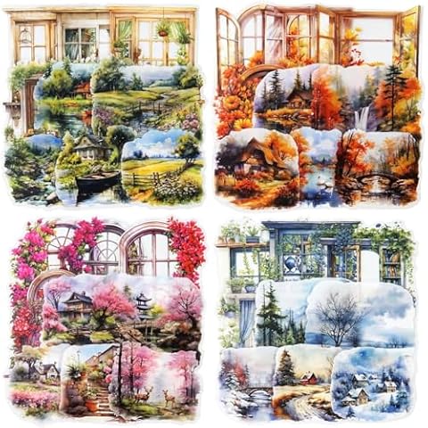Autocollants de botanique pour scrapbooking
