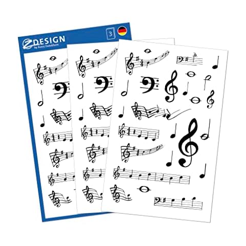 Autocollants de musique pour scrapbooking