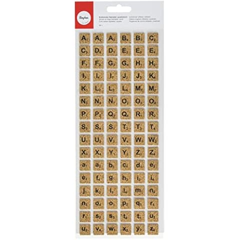 Autocollants en bois pour scrapbooking