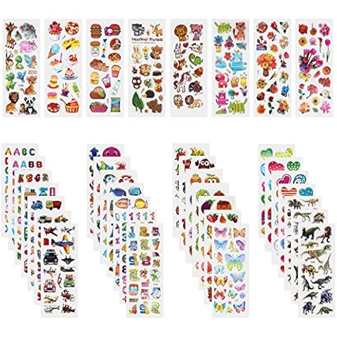 Autocollants en plastique pour scrapbooking