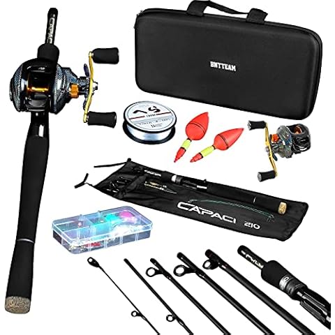 Angelsets mit Baitcasting-Rute