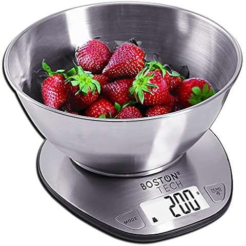 Básculas de cocina con pantalla retroiluminada