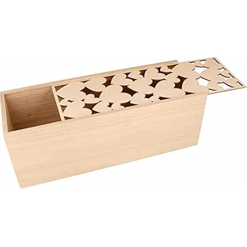 Boîtes de rangement avec couvercle en forme de cœurs