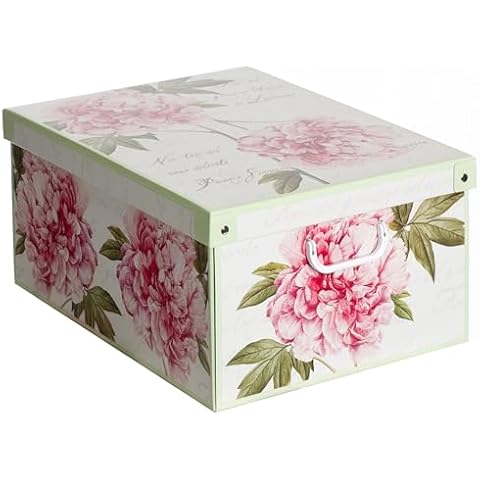 Boîtes de rangement avec couvercle en carton
