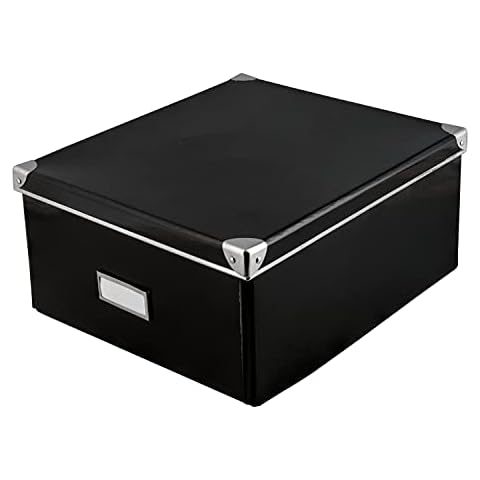 Boîtes de rangement avec couvercle en métal