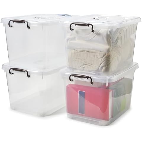 Boîtes de rangement avec couvercle EZOWare