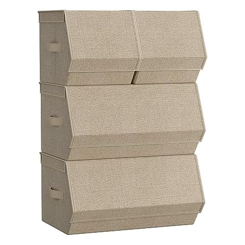 Boîtes de rangement avec couvercle magnétique