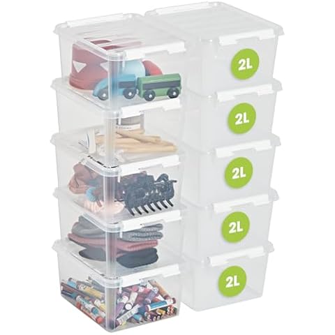 Boîtes de rangement avec couvercle SmartStore