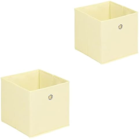 Boîtes de rangement ouvertes avec poignée