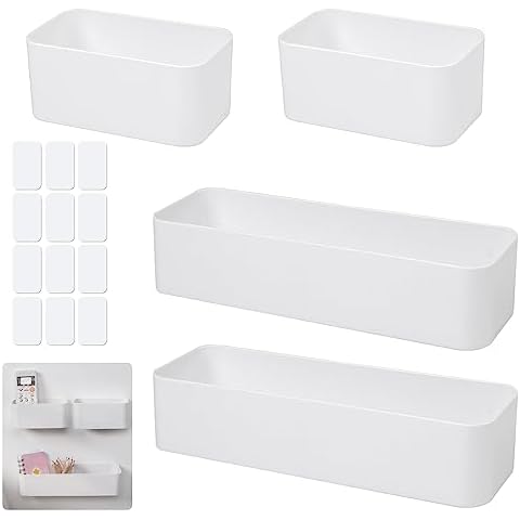 Boîtes de rangement ouvertes en plastique