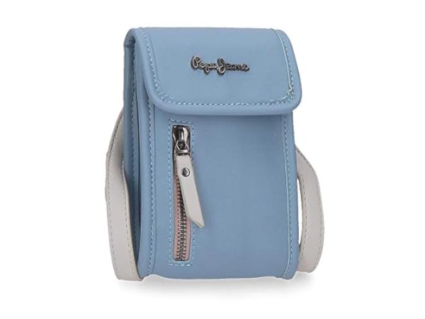 PORRASSO - Bolso Bandolera Mujer, Pequeño, Con Bloqueo RFID, Color Rojo, Cuero PU Impermeable