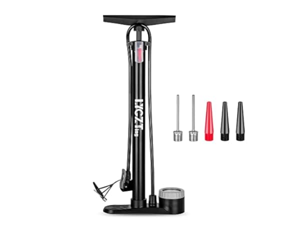 Bombas de pie para hinchar bicicletas Miniatura