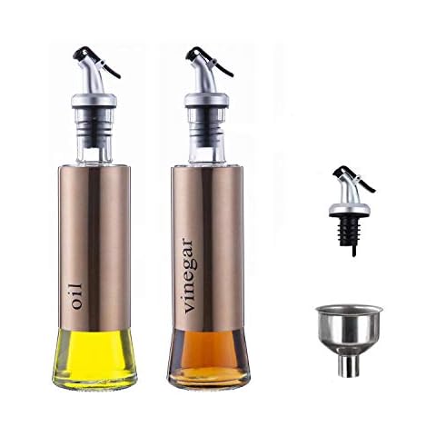 Botellas dispensadoras de aceite de cocina de acero inoxidable