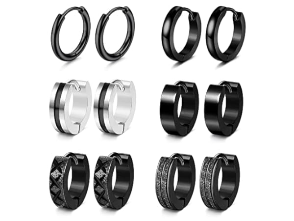 Boucles d'oreilles pour homme Vignette