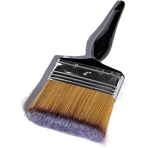 Brochas planas de pintura suaves