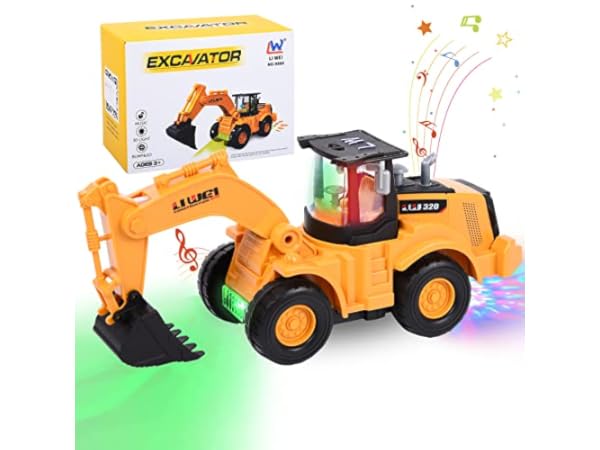 Buldóceres de juguete para niños Miniatura
