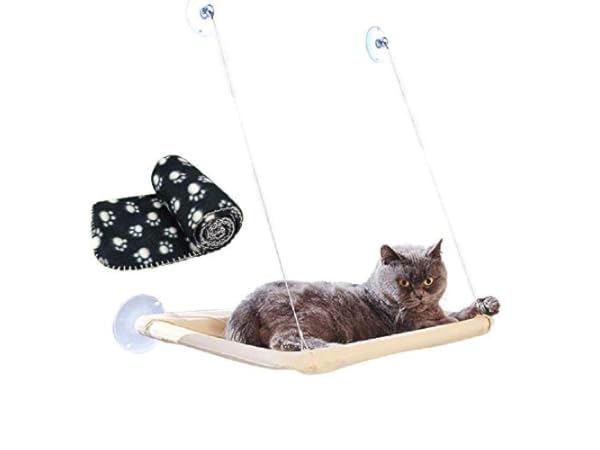 Camas para ventanas con ventosa gatos Miniatura