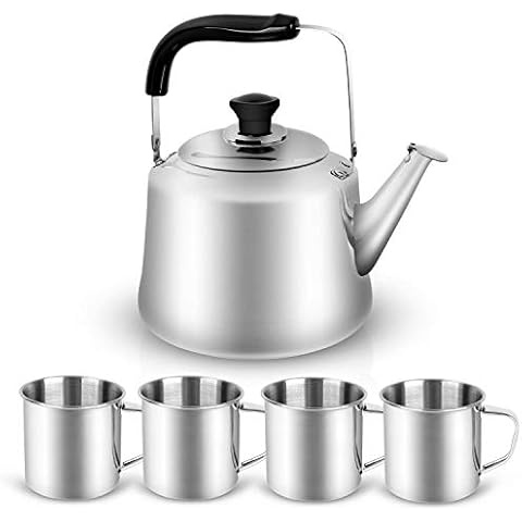 Edelstahl Camping Kaffee- & Teekannen