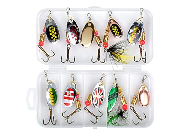 Cebos spinner de pesca Miniatura