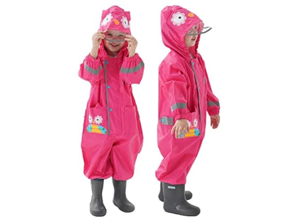 Chaquetas impermeables para bebés niña Miniatura